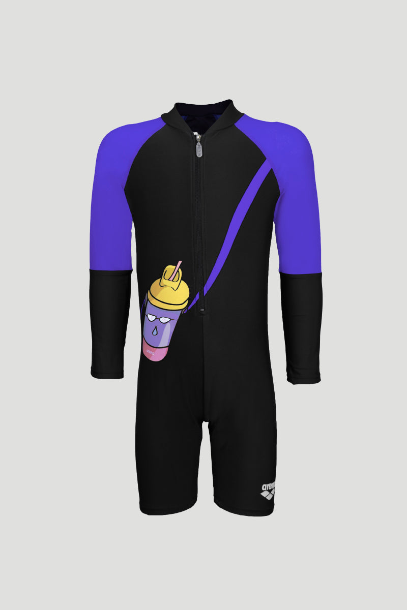 Arena Junior One Piece Long Sleeve UV Half Swimming Suit