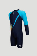 Arena Junior One Piece Long Sleeve UV Half Swimming Suit