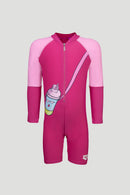Arena Junior One Piece Long Sleeve UV Half Swimming Suit