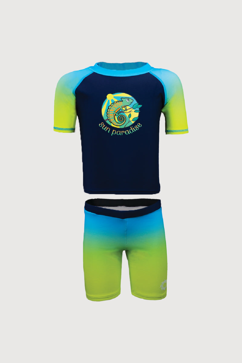Sun Paradise Junior Two Piece UV Chameleon Half Suit
