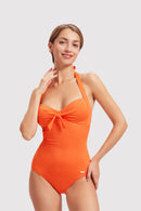 Sunseeker Ladies' Core Solid Fiesta Halter One Piece