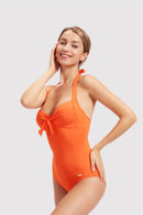 Sunseeker Ladies' Core Solid Fiesta Halter One Piece