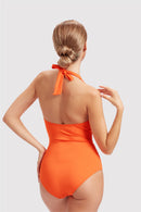 Sunseeker Ladies' Core Solid Fiesta Halter One Piece