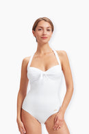 Sunseeker Ladies' Core Solid Fiesta Halter One Piece