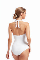 Sunseeker Ladies' Core Solid Fiesta Halter One Piece