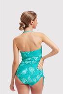 Sunseeker Ladies' Elevated Animal Ruched Underwire One piece