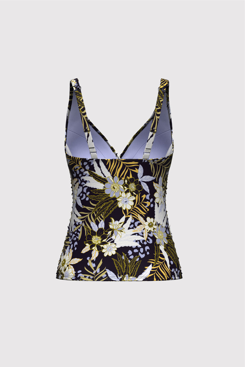 Sunseeker Ladies' Elevated Tropics Plus Cup Tankini Top