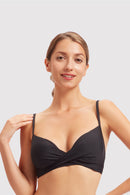 Sunseeker Ladies' Core Solid Cross Front Bikini Top