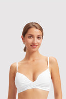 Sunseeker Ladies' Core Solid Cross Front Bikini Top