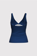 Sunseeker Ladies' Core Solid Plus Cup Tankini Top