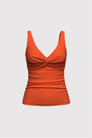 Sunseeker Ladies' Core Solid Plus Cup Tankini Top