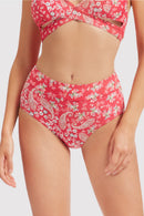 Sunseeker Ladies' Sweet Paisley High Waisted Full Classic Pant