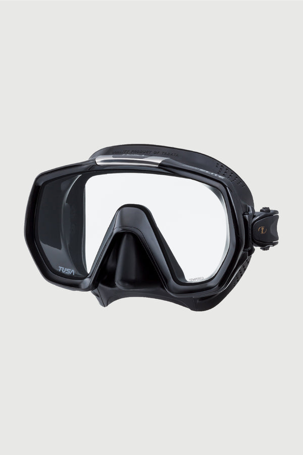 Tusa Freedom Elite Diving Mask with Black Silicone